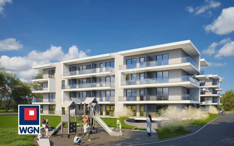 Mieszkanie na  sprzedaż Busko-Zdrój - Apartament 57,39 m2 z balkonem, Busko-Zdrój.